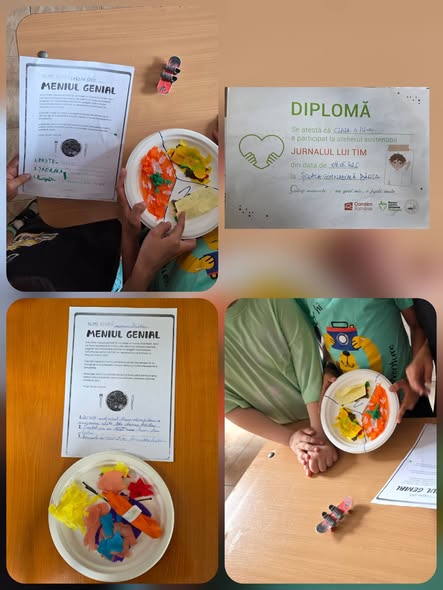 Echipa Jurnalul lui Tim la Școala din Bârsa — activități cu elevii